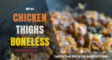 Are All Chicken Thighs Boneless? Unraveling the Poultry Mystery