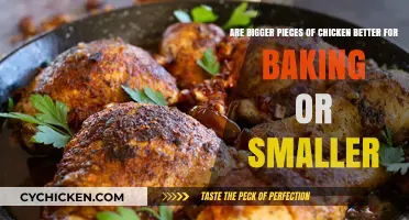 Baking Chicken: Bigger or Smaller Pieces?