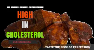 Boneless Skinless Chicken Thighs: Cholesterol Content and Health Impact