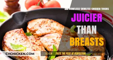 Boneless Chicken Thighs vs. Breasts: Which is Juicier?