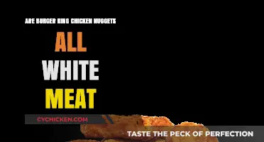 Are Burger King Chicken Nuggets All White Meat? The Truth