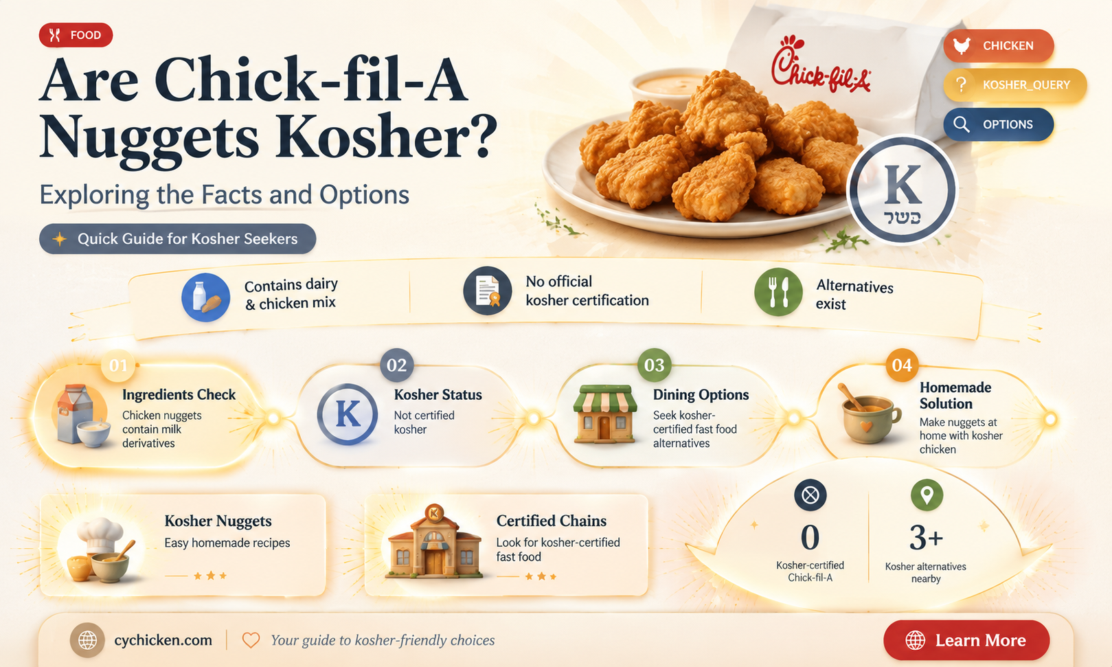 are chick fil a nuggets kosher