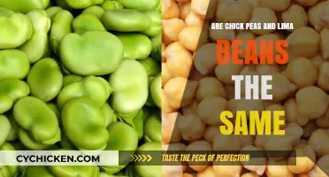 Chickpeas vs. Lima Beans: Unraveling the Differences and Similarities