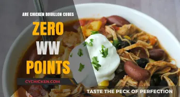 Are Chicken Bouillon Cubes Zero WW Points? Unraveling the Mystery