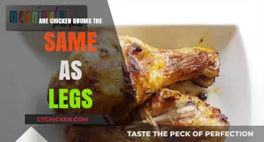Chicken Drums vs. Legs: Understanding the Difference and Similarities