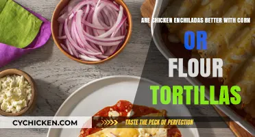 Chicken Enchiladas: Corn vs Flour Tortillas