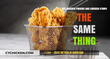 Chicken Fingers and Strips: Are They the Same?