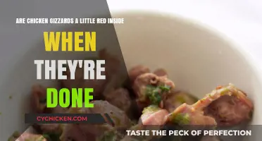 Cooking Chicken Gizzards: A Little Red Inside?