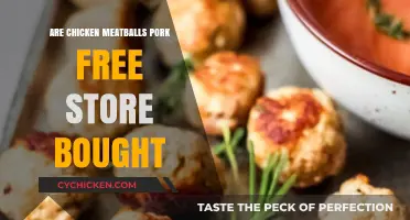 Are Store-Bought Chicken Meatballs Pork-Free? A Clear Answer