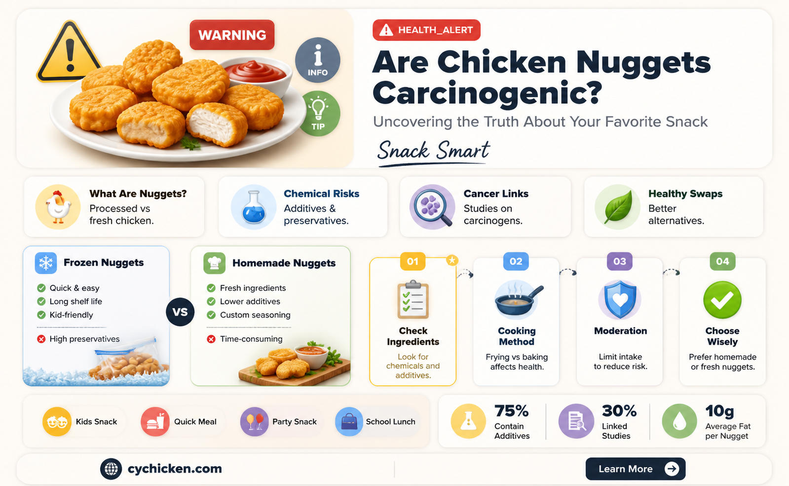 are chicken nuggets carcinogenic
