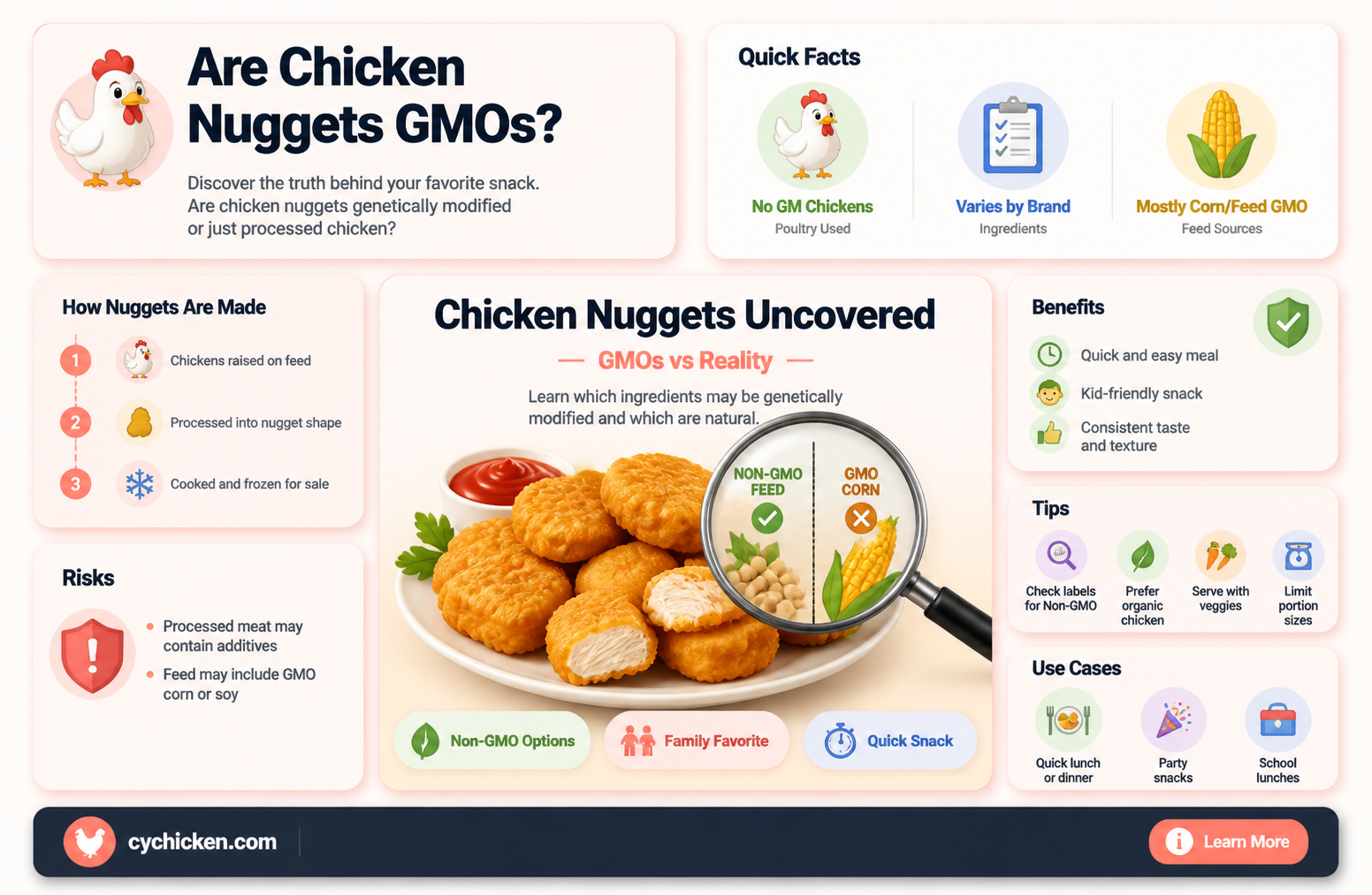 are chicken nuggets genetically modified
