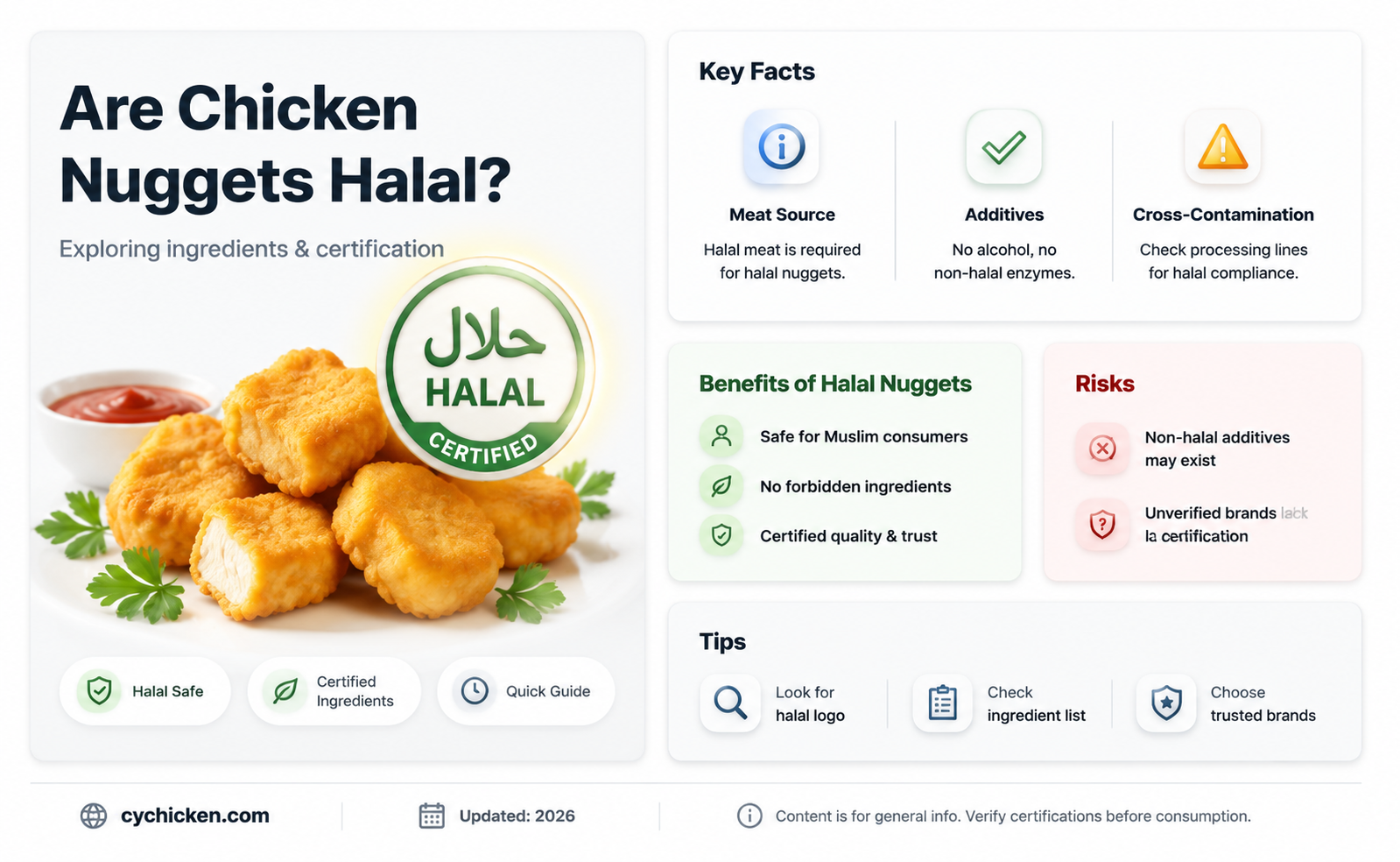 are chicken nuggets halal