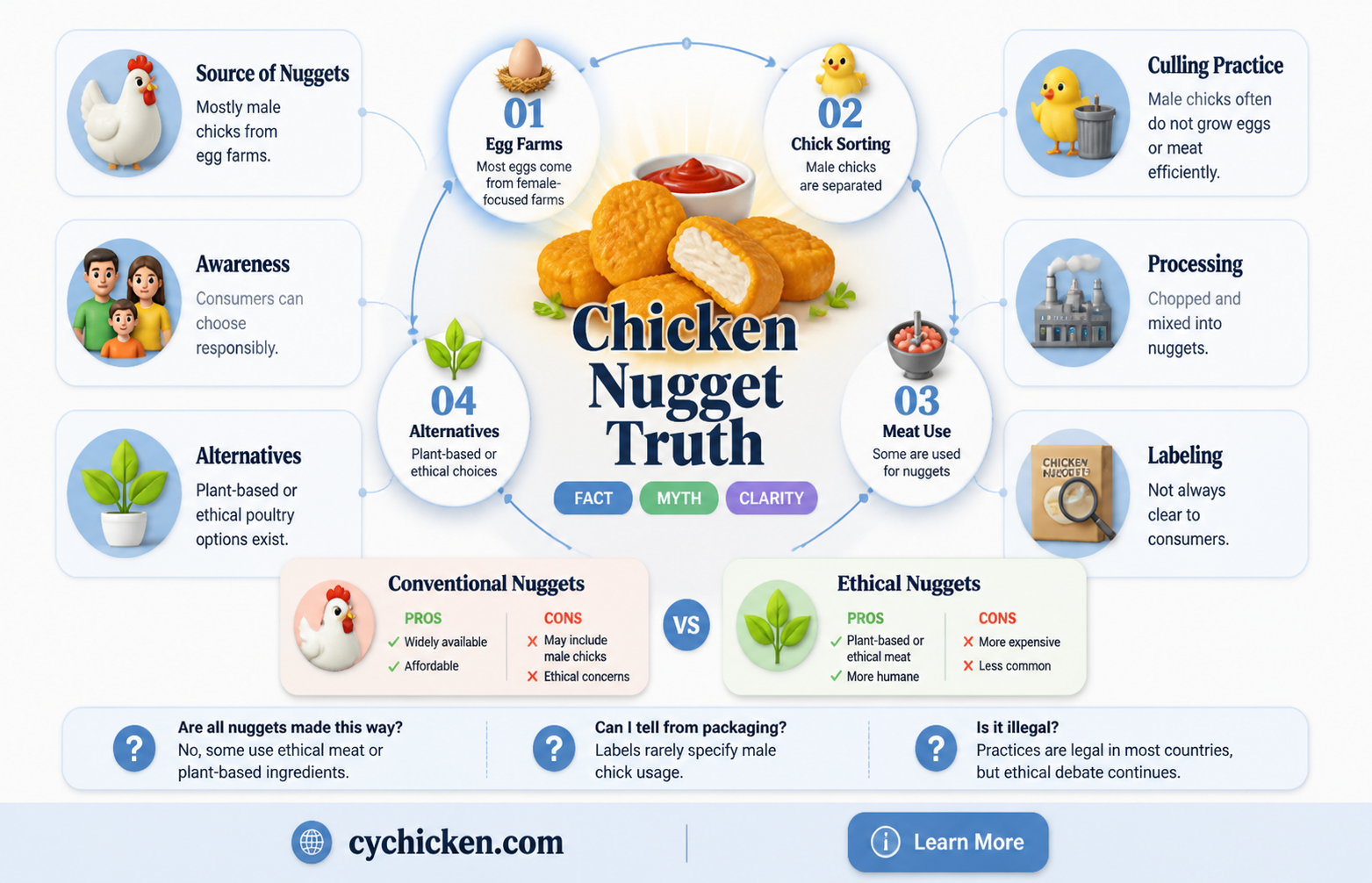 are chicken nuggets baby chicks male