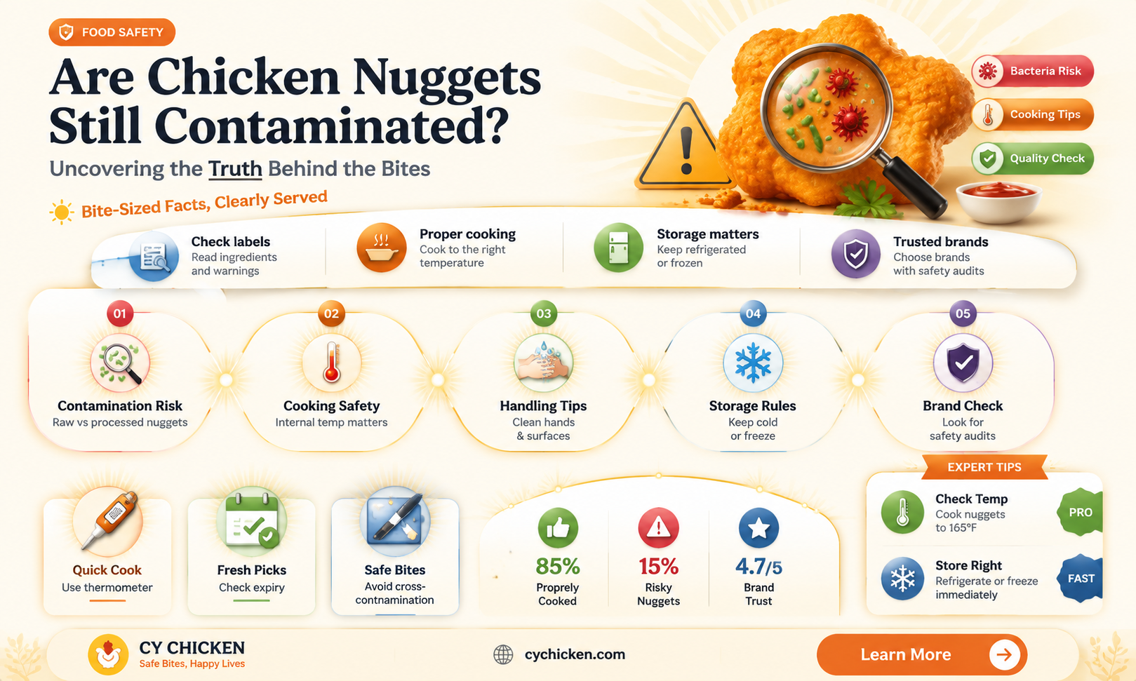 are chicken nuggets still contaminated
