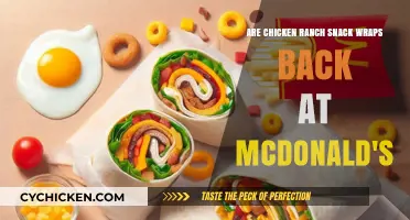 McDonald's Chicken Ranch Snack Wrap: Back for Good?