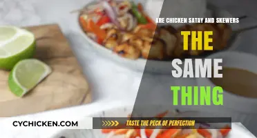 Chicken Satay vs. Skewers: Understanding the Differences and Similarities