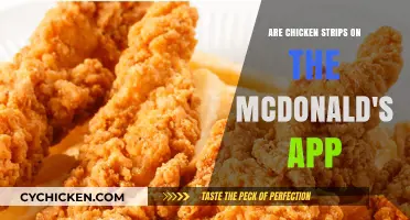 McDonald's App Menu: Do They Offer Chicken Strips for Delivery?