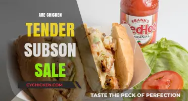 Savor the Savings: Chicken Tender Subs on Sale Now!