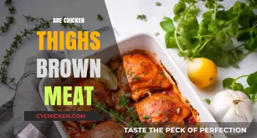 Are Chicken Thighs Brown Meat? Uncovering Poultry Color Truths