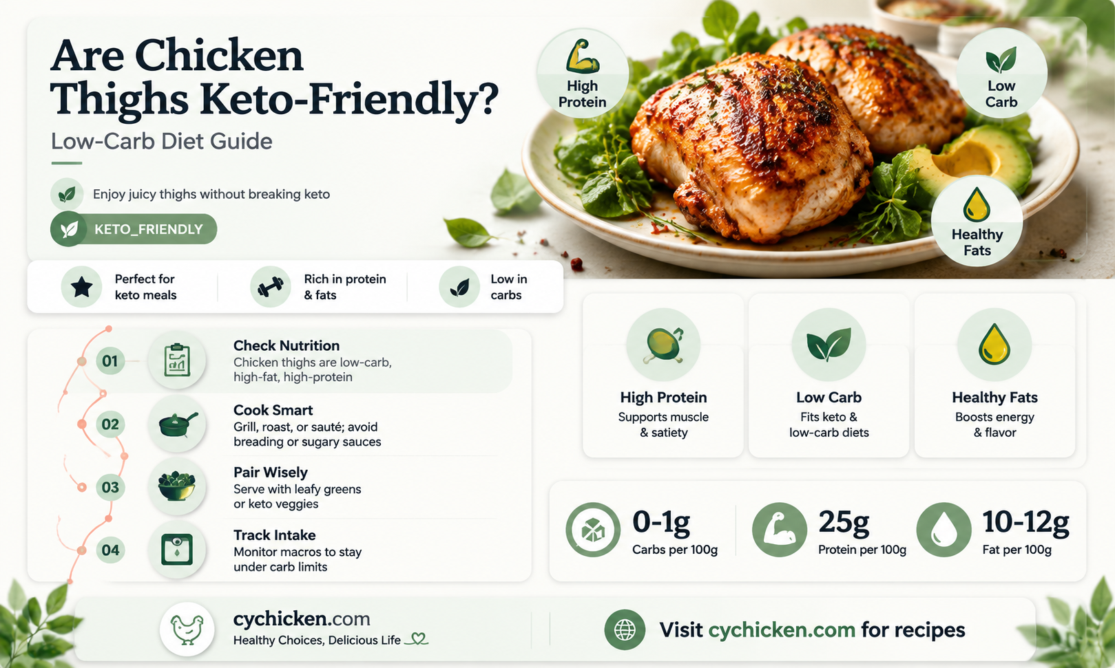 are chicken thighs keto friendly