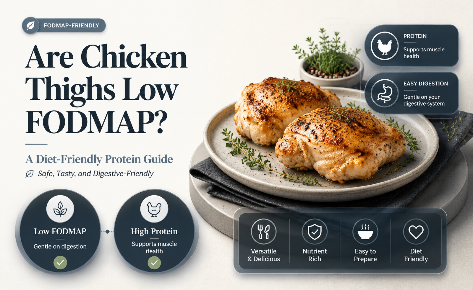 are chicken thighs low fodmap