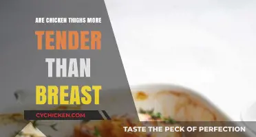 Chicken Thighs vs. Breasts: Which Cut Offers More Tenderness?