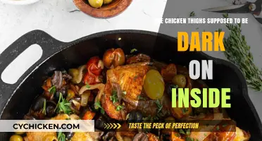 Why Chicken Thighs Appear Dark Inside: Safe or Spoiled?