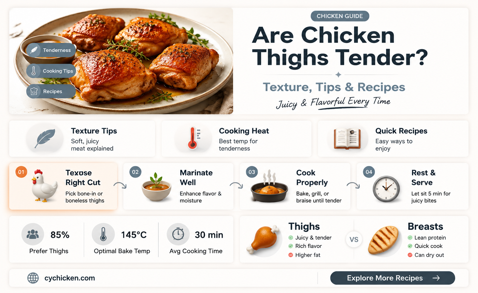 are chicken thighs tender