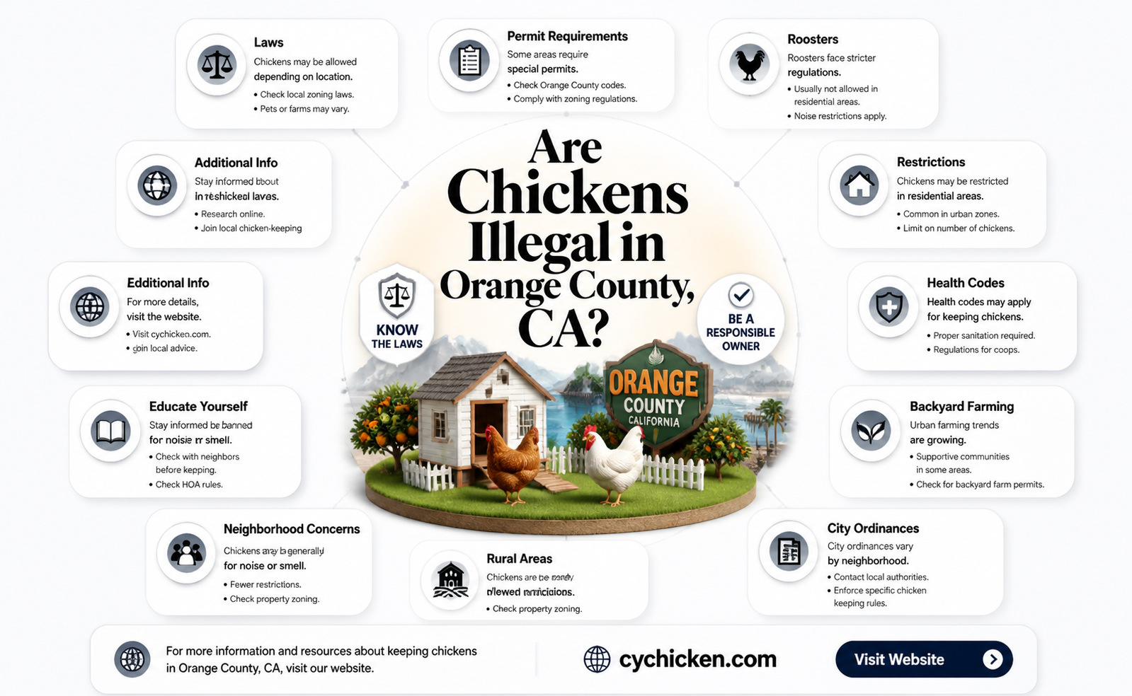 are chicken illegal in orange county ca