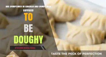 Chicken and Dumplings: Doughy Dumplings, Delicious Comfort Food