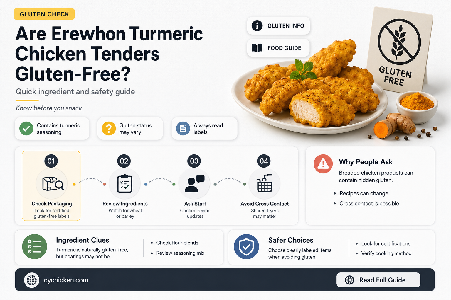 are the turmeric chicken tenders erewhon gluten free