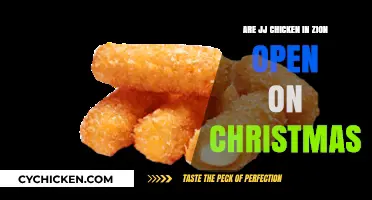 Is JJ Chicken in Zion Open on Christmas Day?