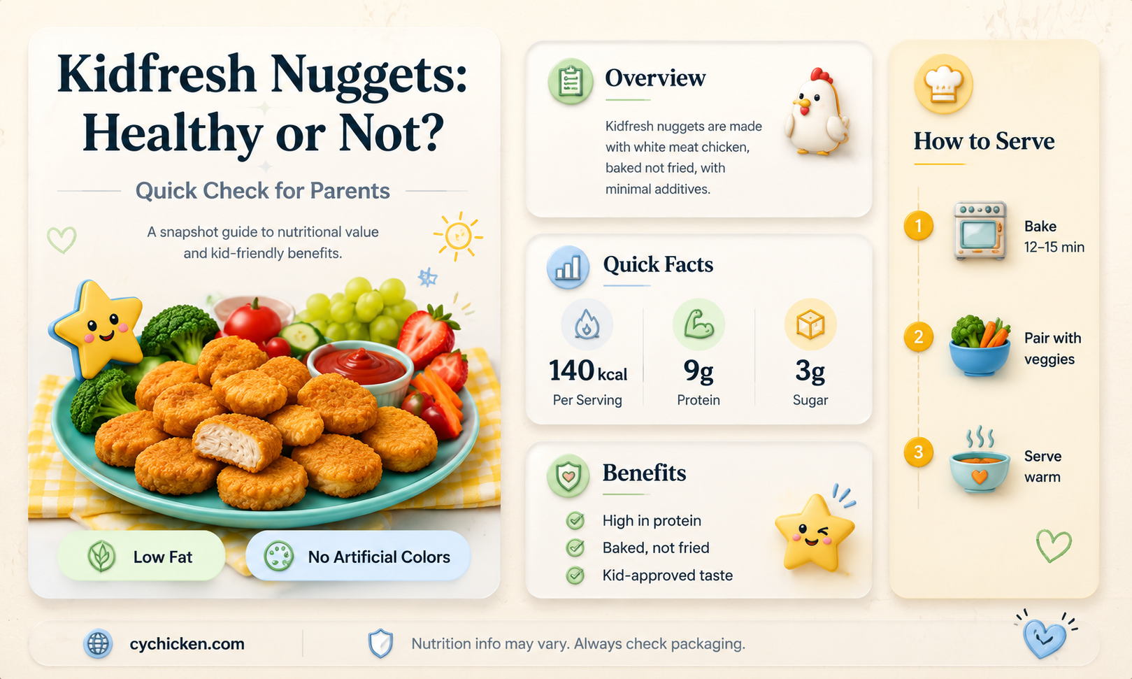 are kidfresh chicken nuggets healthy