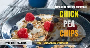 Lentil Chips: Easier to Digest Than Chickpea Chips?
