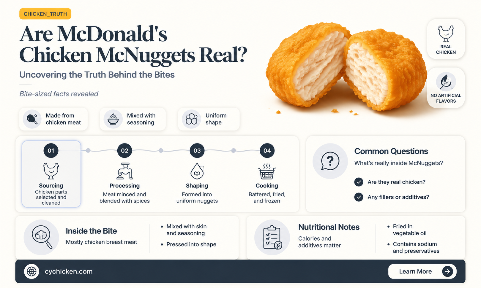 are mucdonalds nuggets real chicken