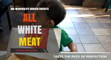McDonald's Chicken Nuggets: White Meat Only or Mixed?