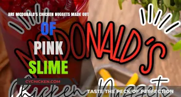 Are McDonald's Chicken Nuggets Made from Pink Slime?