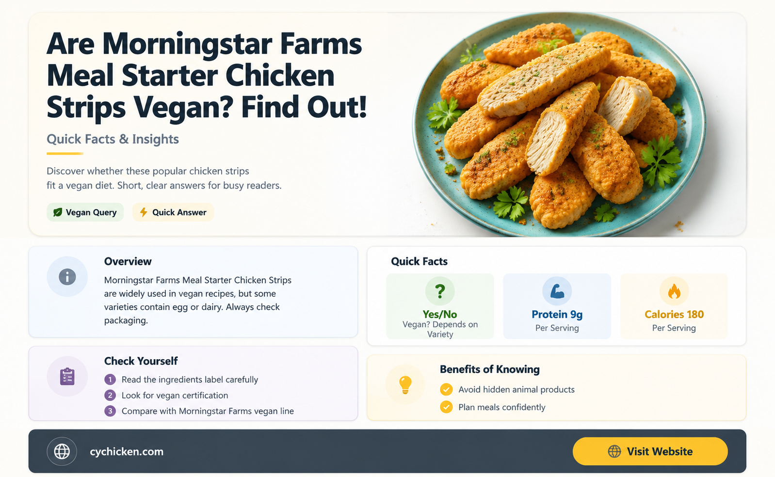 are morningstar farms meal starter chicken strips vegan