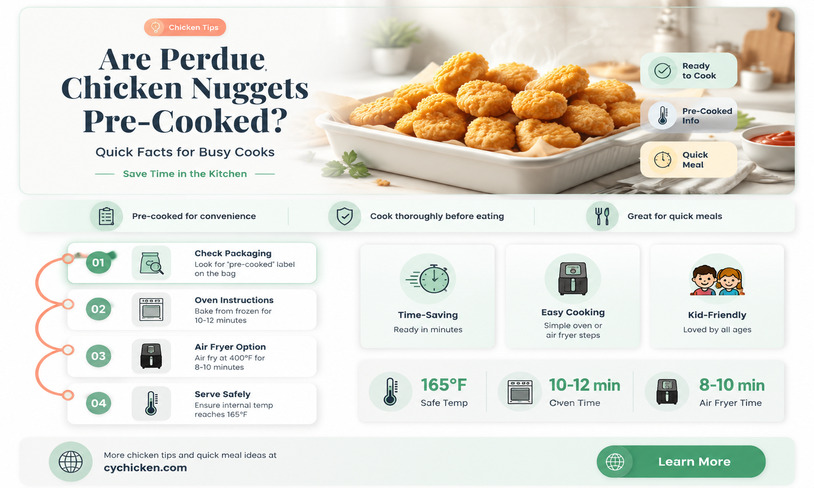 are perdue chicken nuggets already cooked