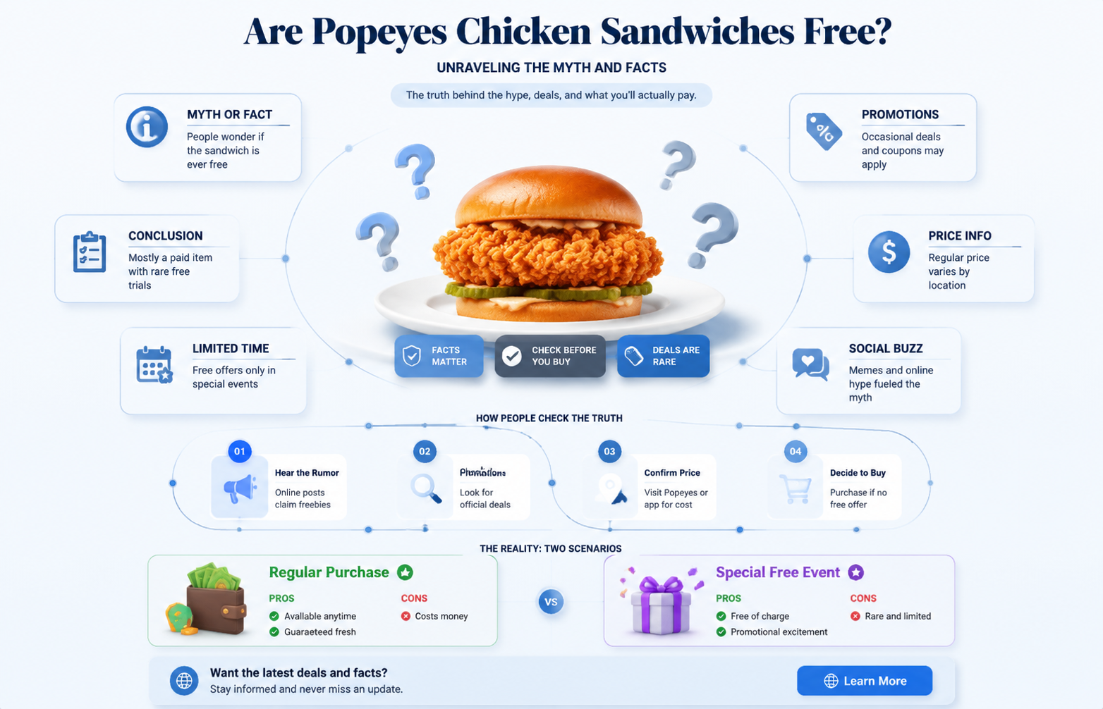 are popeyes chicken sandwiches free