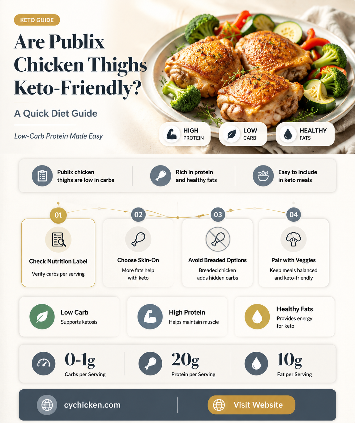 are publix chicken thighs keto