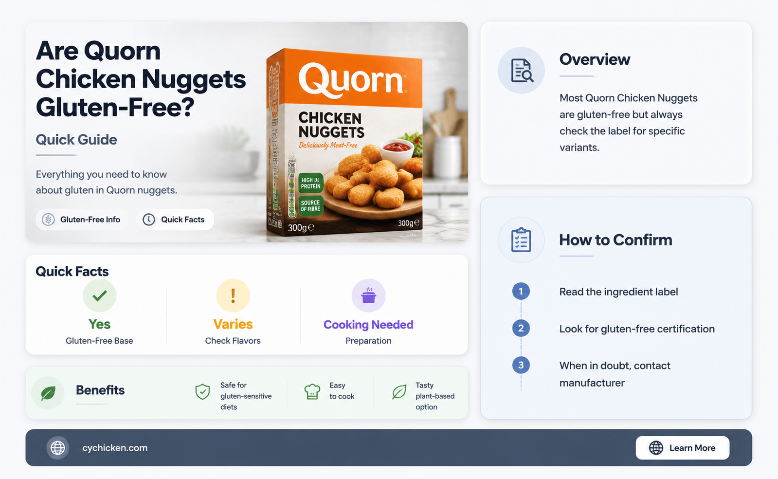 are quorn chicken nuggets gluten free