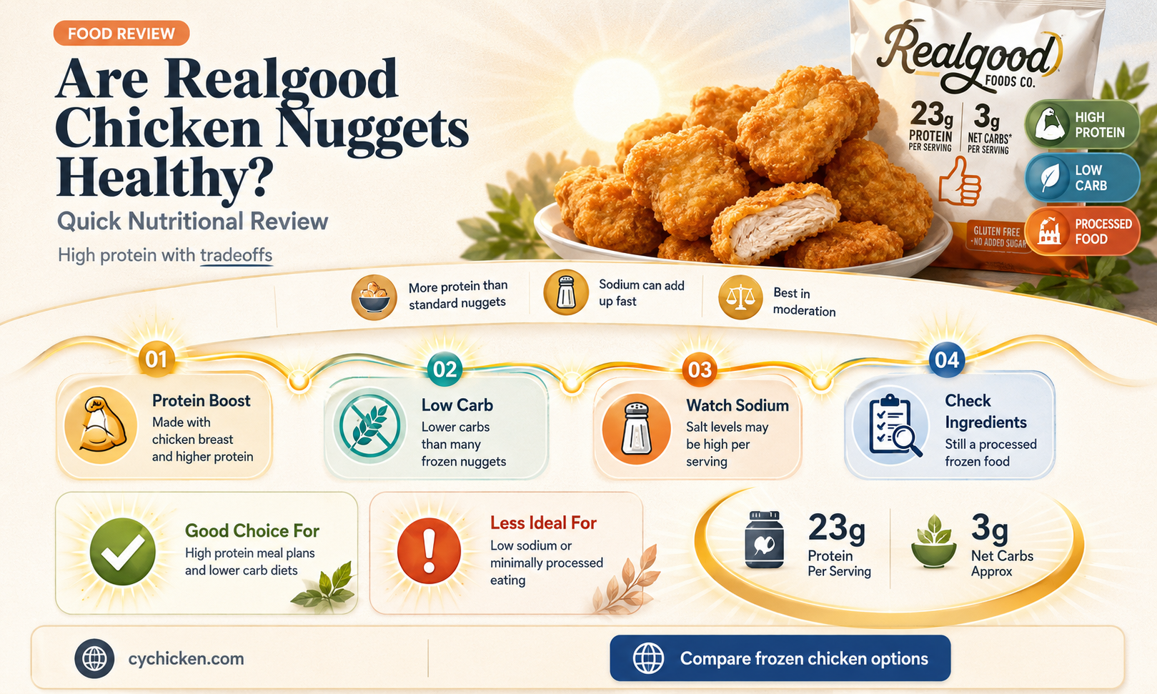 are realgood chicken nuggets healthy
