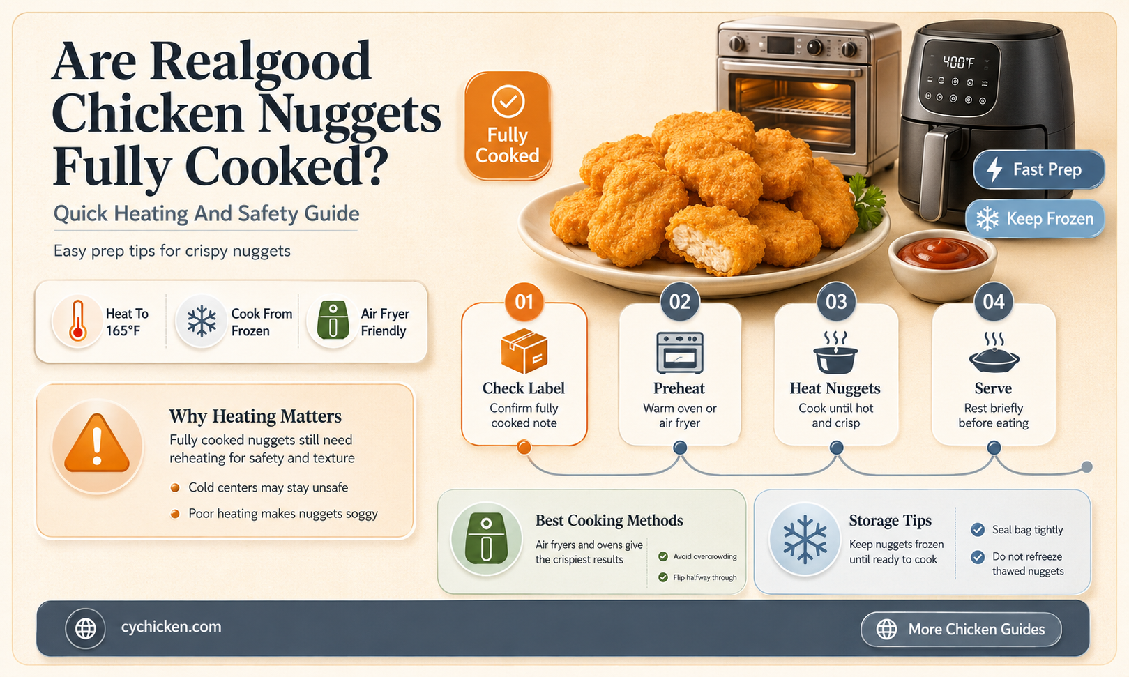 are realgood chicken nuggets fully cooked
