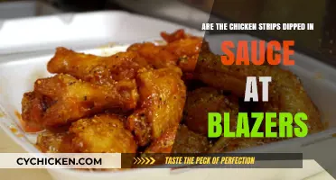Blazers' Chicken Strips: Sauce-Dipped or Not? Uncovering the Truth