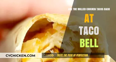 Chicken Rolled Tacos: Taco Bell's Comeback Menu Item?