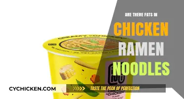 Chicken Ramen Noodles: Uncovering the Fat Content in Your Bowl