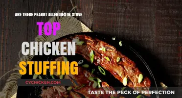 Chicken Stuffing: Peanut Allergies a Concern?