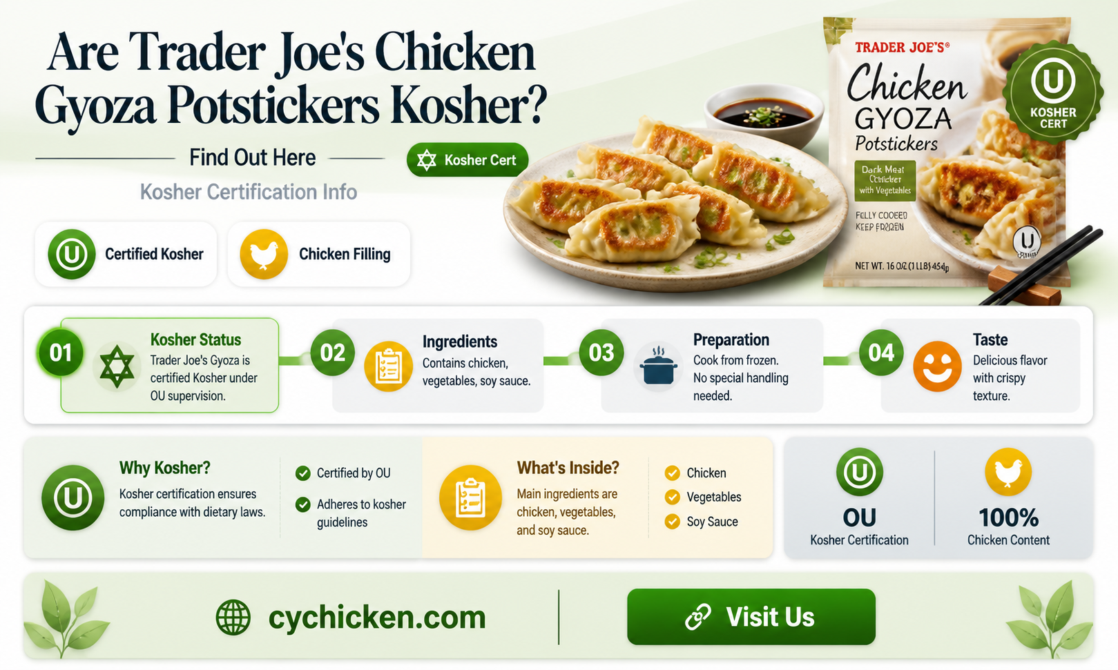are chicken gyoza potstickers kosher trader joe