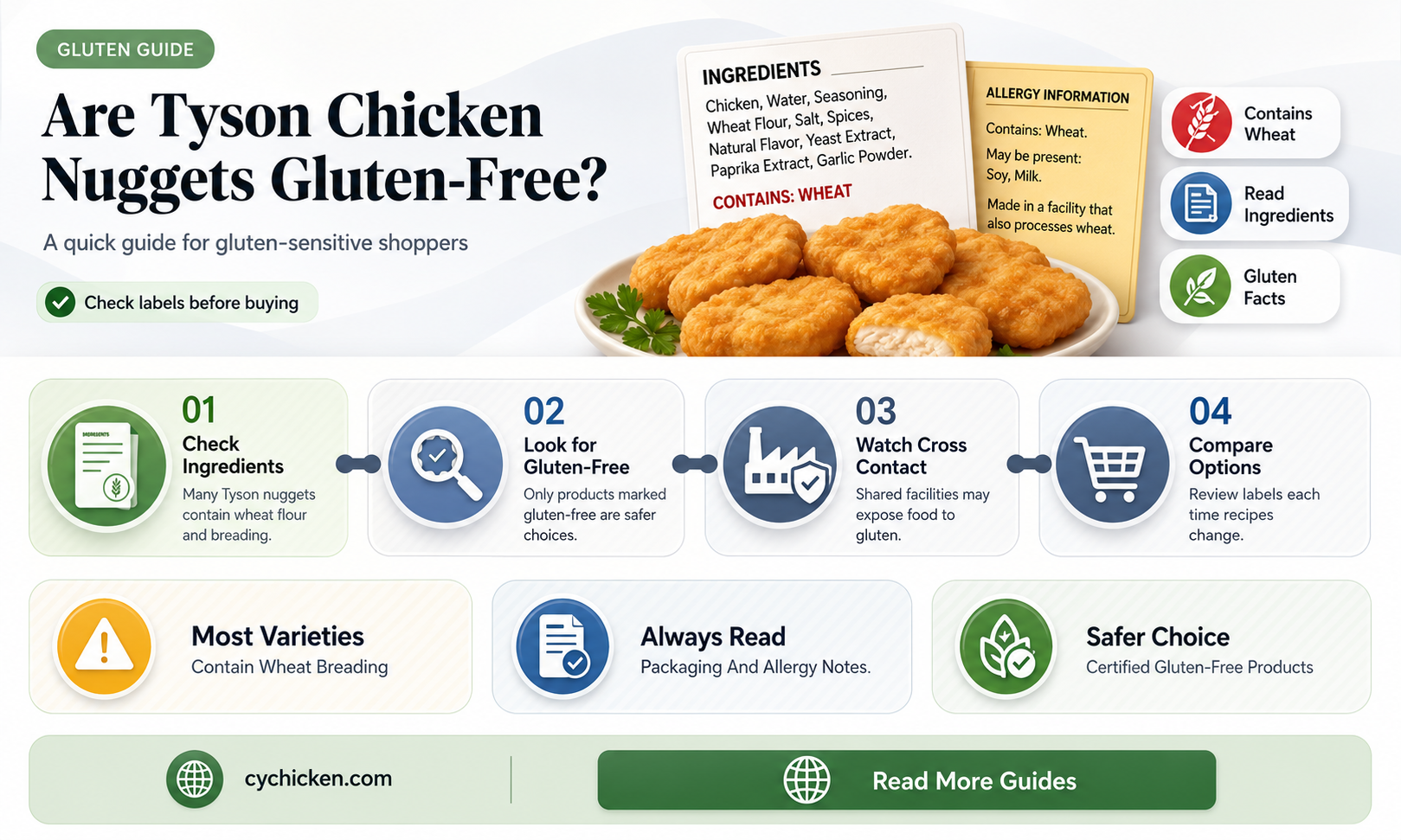 are tyson chicken nuggets gluten free